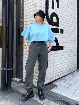 「ごきげんウィーク」｜「アイテム（ブーツ）」を使った、山口紗英さん（レディース・157cm）の春コーディネート