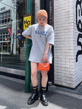 「ごきげんウィーク」｜「アイテム（ブーツ）」を使った、山口紗英さん（レディース・157cm）の春コーディネート
