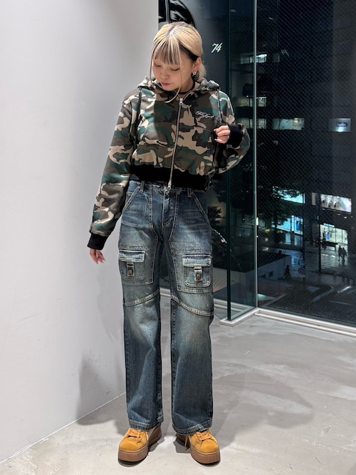 セール】ONE POINT PENCIL SCRIPT LOGO ZIP UP SWEAT HOODIE（パーカー