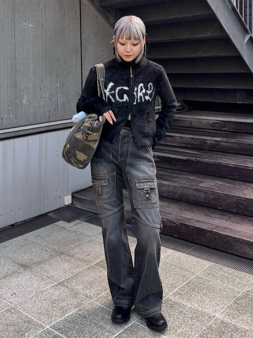 セール】HAZY LOGO 2WAY BIG TOTE BAG（トートバッグ）｜X-girl