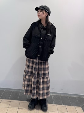 「MILKFED.（ミルクフェド）のアイテム」を使った、サエピさん（レディース・157cm）の秋コーディネート