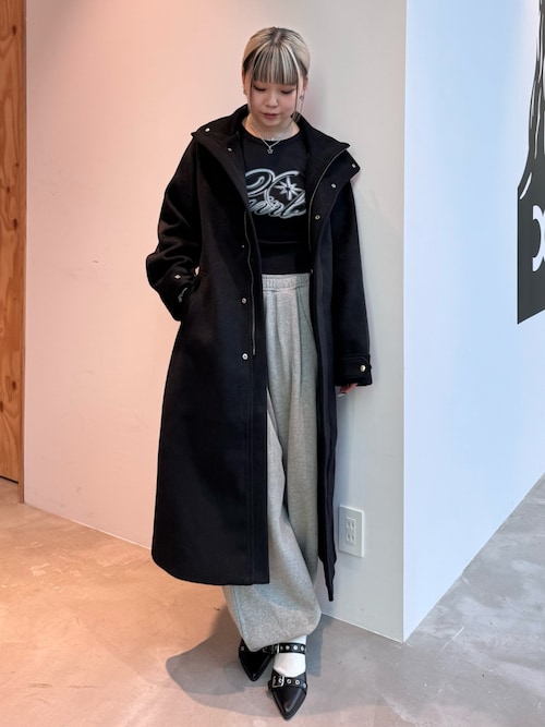 X-girl（エックスガール） ステンカラーコート コート STAND COLLAR