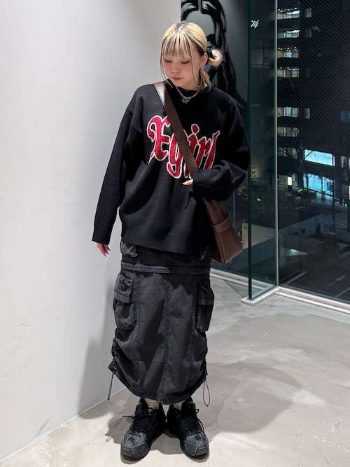 MESSAGE AND FACE RUBBER KEY CHARM（キーホルダー）｜X-girl