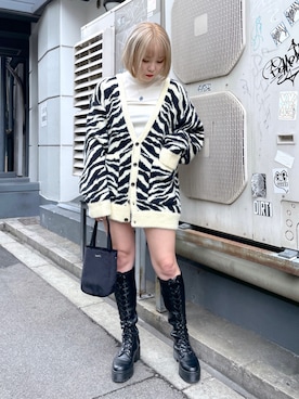 山口紗英さん（レディース・157cm）の春コーディネート