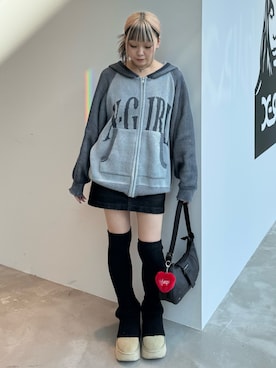 山口紗英さん（レディース・157cm）の冬コーディネート