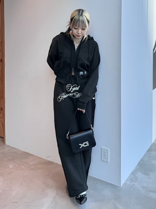 XG EMBLEM BUCKLE 2WAY FAUX LEATHER BAG（ショルダーバッグ）｜X-girl