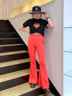 山口紗英さん（レディース・157cm）の夏コーディネート