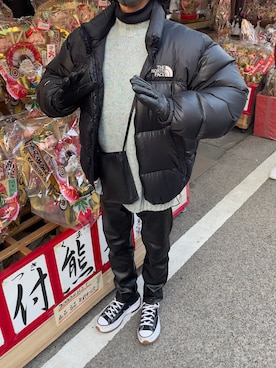 「H&M（エイチ・アンド・エム）のアイテム（その他パンツ）」を使った、川井 崇明さん（メンズ・168cm）の冬コーディネート