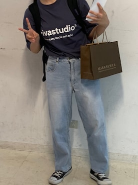 「VIVASTUDIO（ビバスタジオ）のアイテム」を使った、^_^さん（レディース・158cm）の秋コーディネート