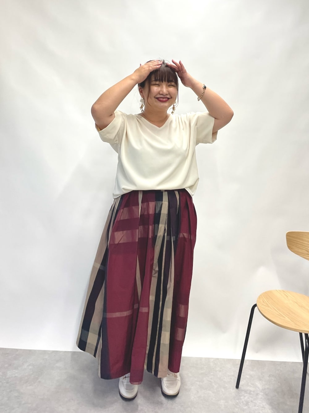 シャツ/ブラウスを使った「ボルドースカート」の人気