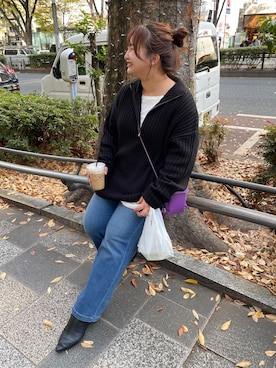 YuKiさん（レディース・152cm）の冬コーディネート