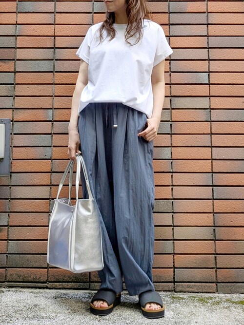 tシャツ 「KATHARINE ROSS」刺しゅうロゴカットソー レディース セール】【KATHARINE ROSS】刺しゅうロゴカットソー（Tシャツ