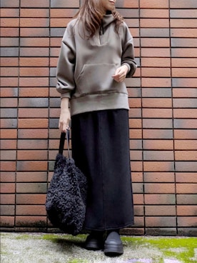 「フード」｜sasa0601さん（レディース・156cm）の秋コーディネート