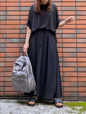 「アイテム（スカート）」を使った、sasa0601さん（レディース・156cm）の夏コーディネート