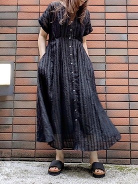 「KATHARINE ROSS（キャサリンロス）のアイテム（ワンピース）」を使った、sasa0601さん（レディース・156cm）の夏コーディネート