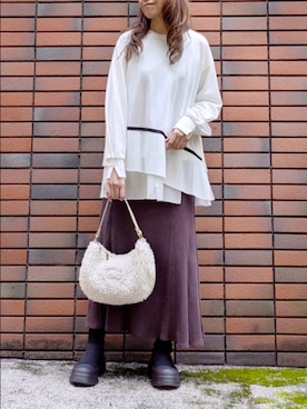 「マーメイドライン」｜sasa0601さん（レディース・156cm）の秋コーディネート