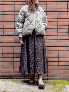 「KATHARINE ROSS（キャサリンロス）のアイテム」を使った、sasa0601さん（レディース・156cm）の冬コーディネート