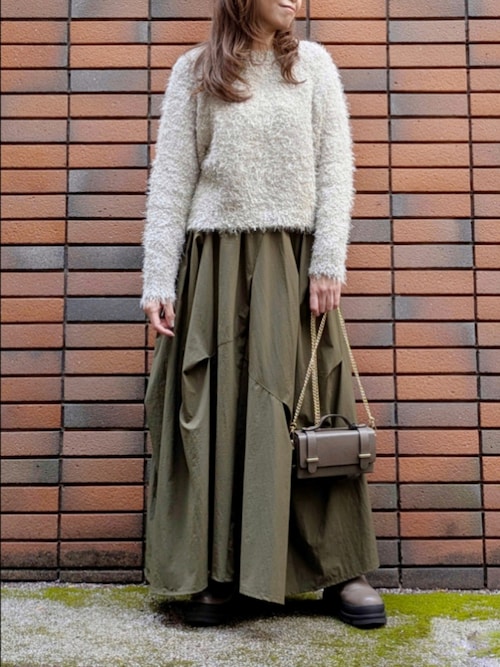 【KATHARINE ROSS】ボンボンヤーンプルオーバー