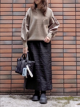 「KATHARINE ROSS（キャサリンロス）のアイテム」を使った、sasa0601さん（レディース・156cm）の冬コーディネート