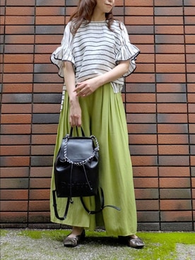 「KATHARINE ROSS（キャサリンロス）のアイテム」を使った、sasa0601さん（レディース・156cm）の春コーディネート