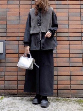 「アイテム（その他トップス）」を使った、sasa0601さん（レディース・156cm）の秋コーディネート