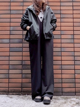 「KATHARINE ROSS（キャサリンロス）のアイテム（その他アウター）」を使った、sasa0601さん（レディース・156cm）の冬コーディネート