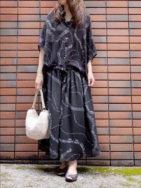 「アイテム（タンクトップ）」を使った、sasa0601さん（レディース・156cm）の秋コーディネート