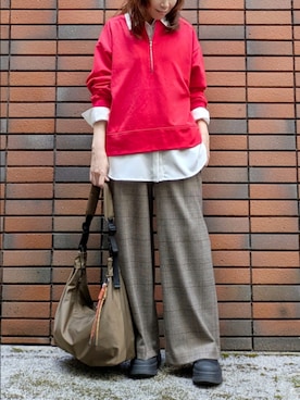 「アイテム（アンサンブル）」を使った、sasa0601さん（レディース・156cm）の秋コーディネート