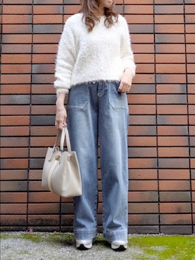 「KATHARINE ROSS（キャサリンロス）のアイテム」を使った、sasa0601さん（レディース・156cm）の冬コーディネート