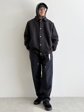 「Gramicci（グラミチ）のアイテム」を使った、ISSAさん（骨格ナチュラル・メンズ・170cm）の春コーディネート