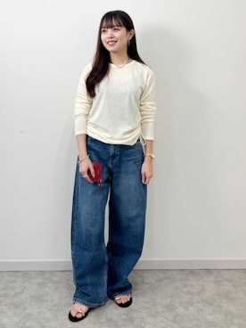 「RED CARD TOKYO（レッドカード）のアイテム」を使った、ISSAさん（レディース・150cm）の夏コーディネート