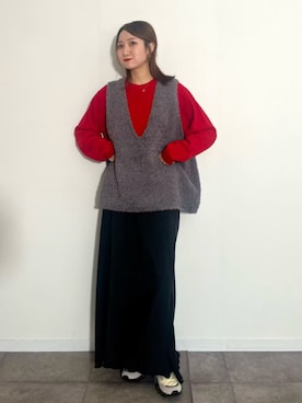 ISSAさん（骨格ナチュラル・レディース・160cm）の秋コーディネート