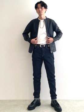 ISSAさん（骨格ストレート・メンズ・176cm）の夏コーディネート
