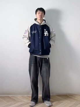 ISSAさん（メンズ・185cm）の秋コーディネート