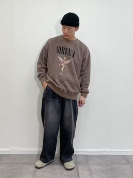 ISSAさん（骨格ナチュラル・メンズ・169cm）の秋コーディネート