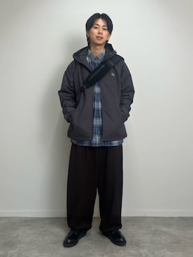 ISSAさん（骨格ナチュラル・メンズ・170cm）の秋コーディネート