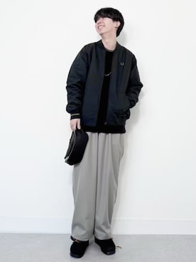 ISSAさん（骨格ナチュラル・メンズ・175cm）の秋コーディネート
