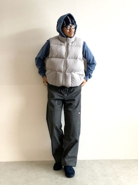 「JEANS FACTORY （ジーンズファクトリー）のアイテム」を使った、ISSAさん（メンズ・170cm）の冬コーディネート
