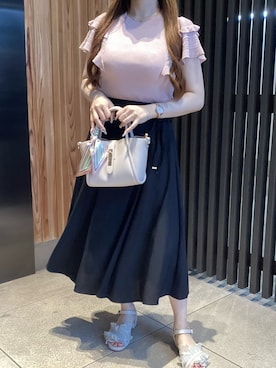 「MISCH MASCH（ミッシュマッシュ）のアイテム」を使った、ペリエ千葉店さん（レディース・160cm）の夏コーディネート