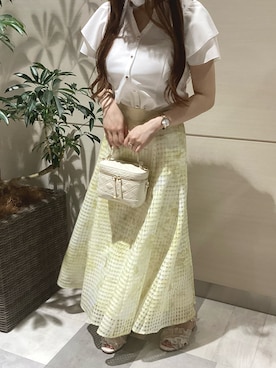 「MISCH MASCH（ミッシュマッシュ）のアイテム」を使った、ペリエ千葉店さん（レディース・160cm）の夏コーディネート