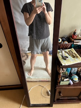 「アイテム（スウェットパンツ）」を使った、menko37さん（レディース・158cm・40代）の秋コーディネート