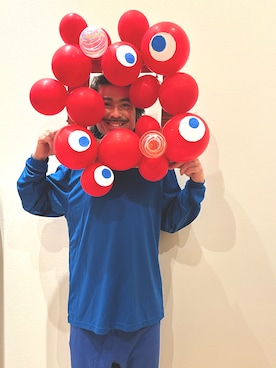 「アイテム（サンバイザー）」を使った、ゾゾジローさん（メンズ・186cm）の秋コーディネート