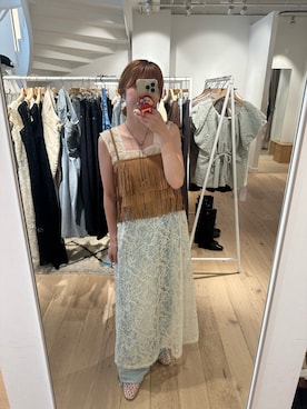 「アイテム（その他トップス）」を使った、mmisakkiさん（レディース・160cm）の夏コーディネート