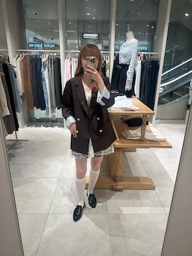 「mystic（ミスティック）のアイテム（タンクトップ）」を使った、mmisakkiさん（レディース・160cm）の秋コーディネート