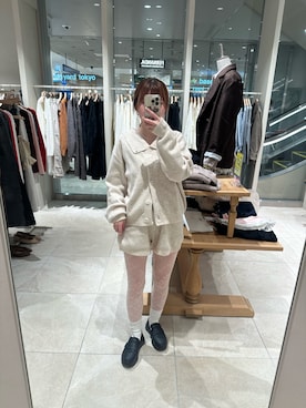 「アイテム（タイツ/ストッキング）」を使った、mmisakkiさん（レディース・160cm）の秋コーディネート