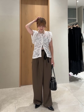 「mystic（ミスティック）のアイテム（バッグ）」を使った、mmisakkiさん（レディース・160cm）の夏コーディネート