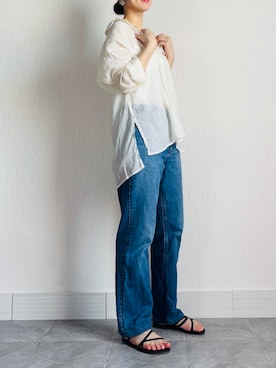 「URBAN RESEARCH Sonny Label（アーバンリサーチサニーレーベル）のアイテム」を使った、ROEさん（レディース・164cm）の夏コーディネート