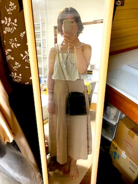 「アイテム（キャミソール）」を使った、めぐさん（レディース・152cm・20代）の夏コーディネート
