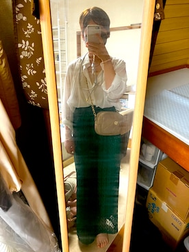 「アイテム（キャミソール）」を使った、めぐさん（レディース・152cm・20代）の夏コーディネート