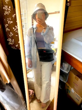 「アイテム（キャミソール）」を使った、めぐさん（レディース・152cm・20代）の夏コーディネート